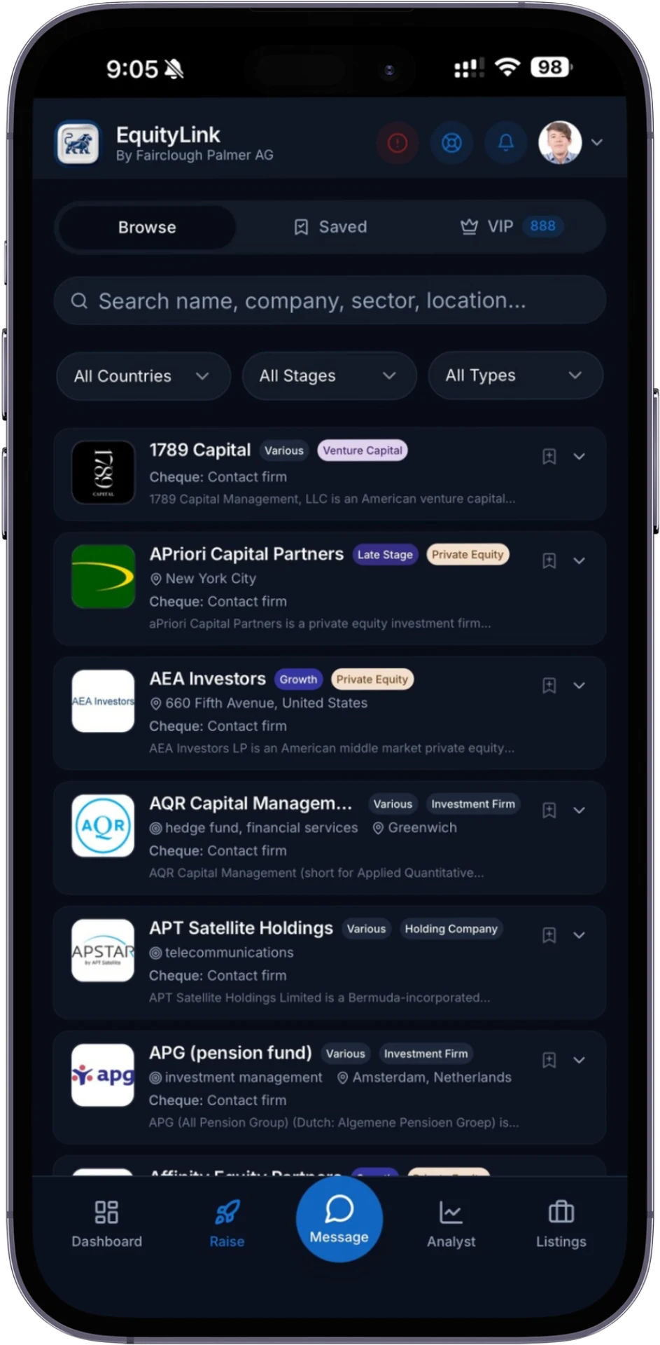 EquityLink investor directory